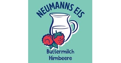 Buttermilch-Himbeere Eis